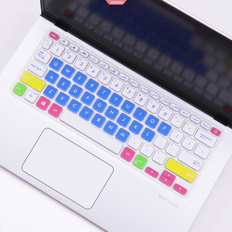 Skin Pelindung Penutup Keyboard Untuk Asus Adolbook14 2019film Keyboard Notebook 14-inch Film Pelindung Komputer Film Mute Silikon [ZXL]