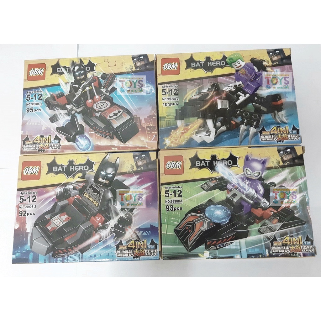 Mainan Anak Brick Karakter Batman 4 Varian