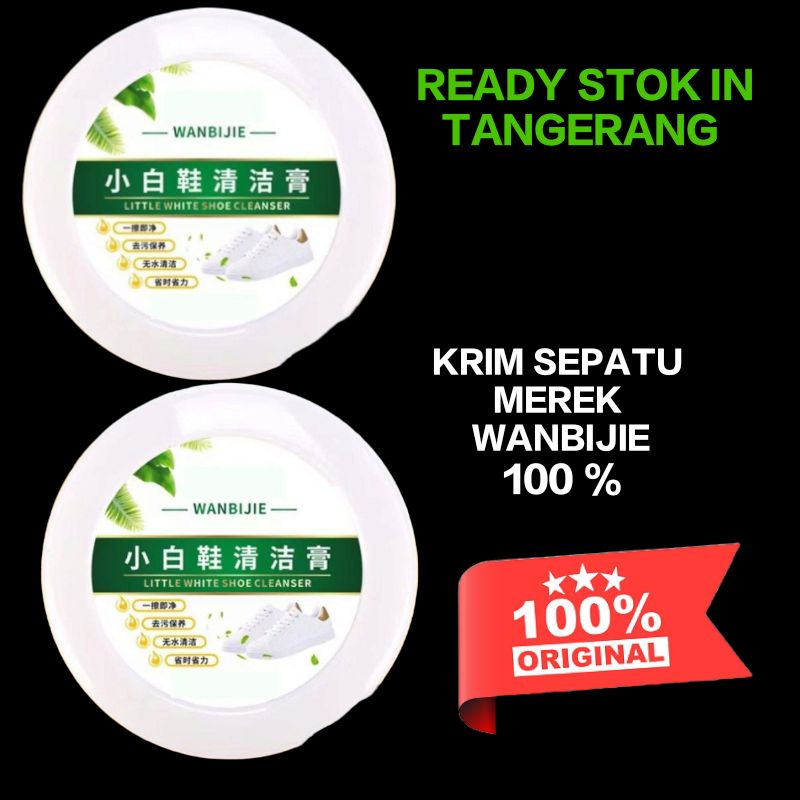 WM 93 - TERMURAH   Cairan Pemutih Sepatu  Cream Pembersih Sepatu
