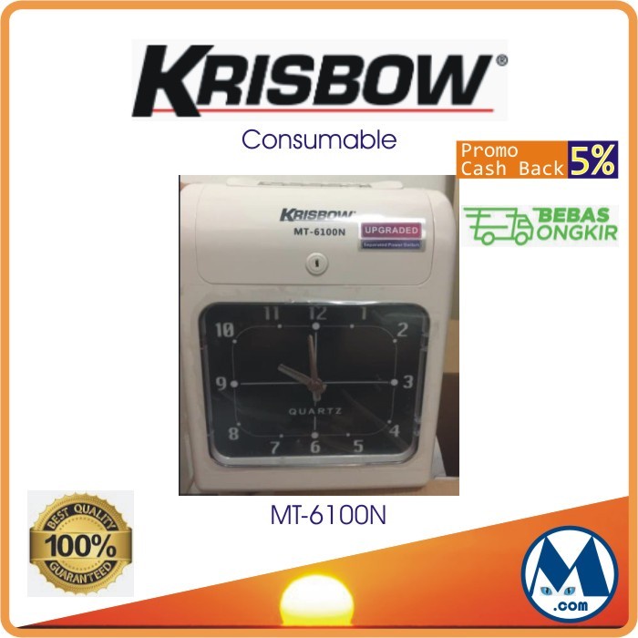 

[[JNT COD]] Pita / Tinta Mesin Absensi Krisbow MT-6100N