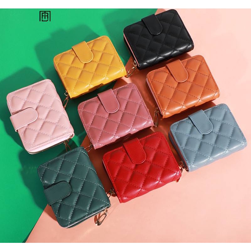 DOMPET WANITA 136 LIPAT KARTU IMPORT KOREA MURAH WALLET BERKUALITAS JAKARTA