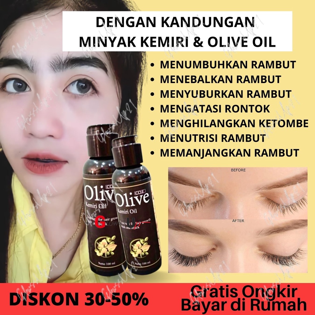 OLIVE KEMIRI OIL 100ML - SYB KEMIRI OIL - MINYAK KEMIRI OLIVE SYB