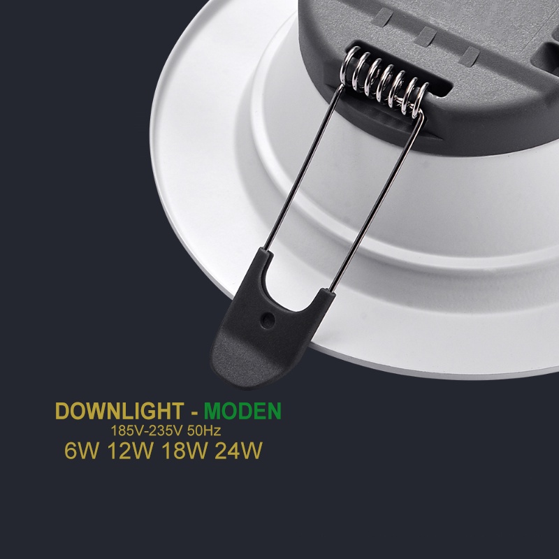 HORICI.ID 6W LAMPU DOWNLIGHT LED PLAFON ASLI FULL TERANG/PUTIH/WARM WHITE/PUTIH+KUNING+WW/BIRU+KUNING+UNGU