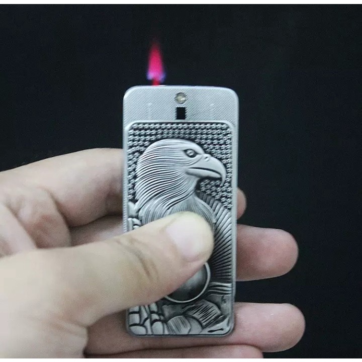 Korek Api Bara Gas Gesek Cool The Lighter Motif Elang Eagle XF-329 371 murah