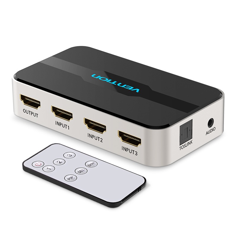 HDMI Switcher 3 in 1 Out with Optical SPDIF