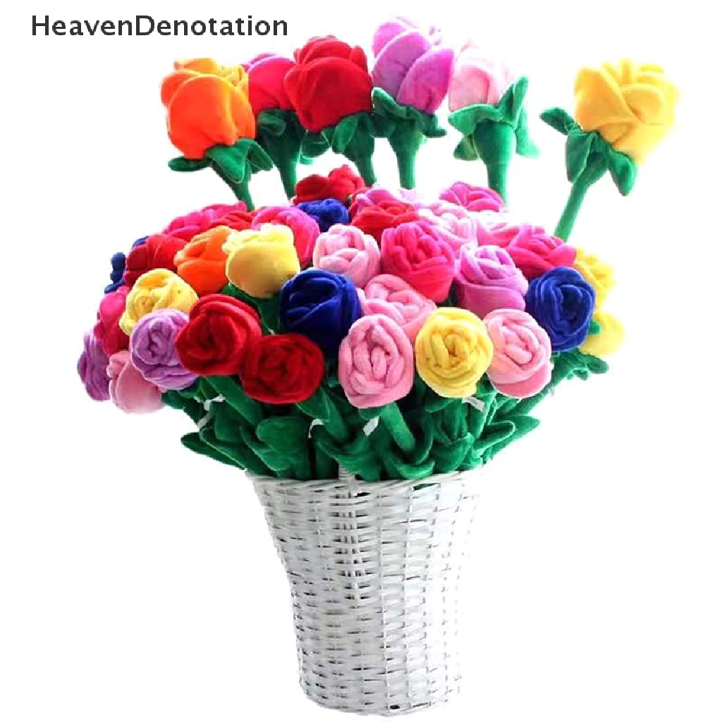 [HeavenDenotation] 1pc Kartun Bunga Mawar Boneka Mainan Mewah Lembut Valene Hadiah Hari Untuk Perempuan HDV