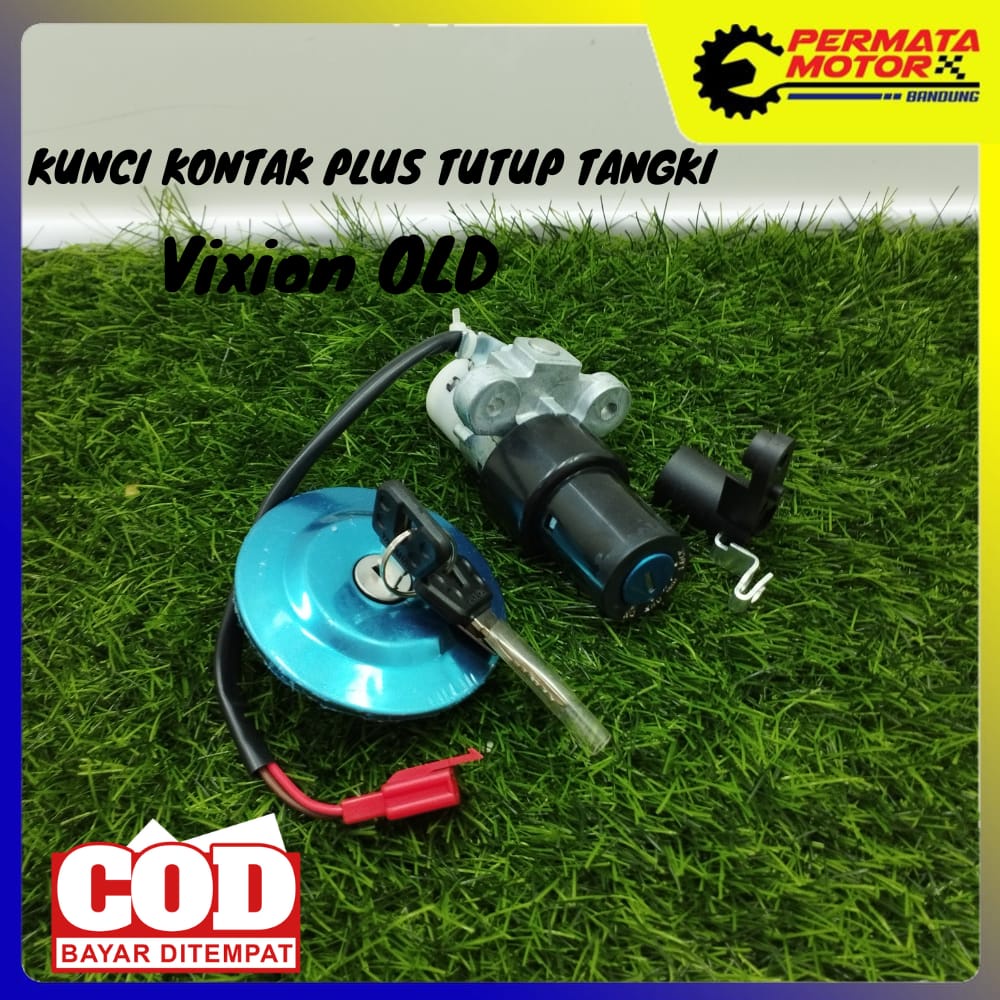 Kunci Kontak Set + Tutup Tangki Yamaha Vixion Old 2007 2008 2009 2010 ORI