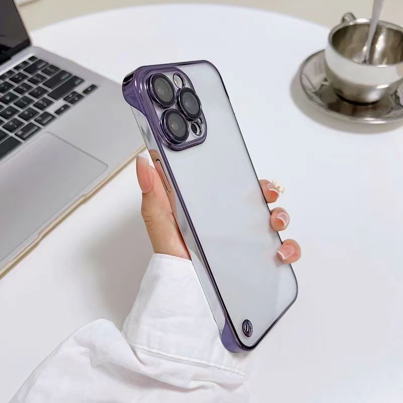 IPHONE Casing Kamera Ponsel Lensa Perlindungan Tanpa Batas Mode Untuk Iphone14 13 12 Pro Max14 Plus 13 14 Pro Max Shockproof Back Cover