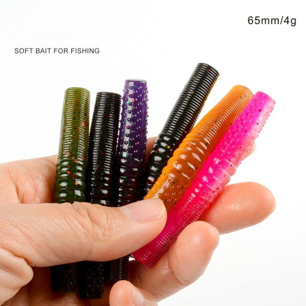 TOP 10pcs Soft Fishing Lure Souple Silicone Weightless Leurre Souple