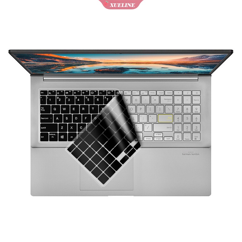 Untuk Asus vivobook 15x Laptop Keyboard Cover Pelindung Untuk Asus v5050e Multicolor Silikon Lembut Tahan Air Keyboard Cover [ZXL]