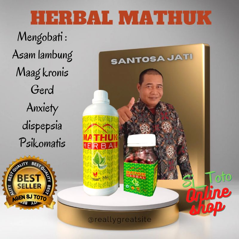 Herbal SJ Mathuk isi 100 kapsul + herbal cair 1liter