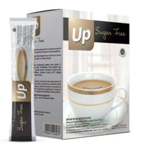 

♧ UP GINSENG COFFEE SUGAR FREE KOPI GINSENG CNI ASLI ORIGINAL ISI 15 STIK ✩