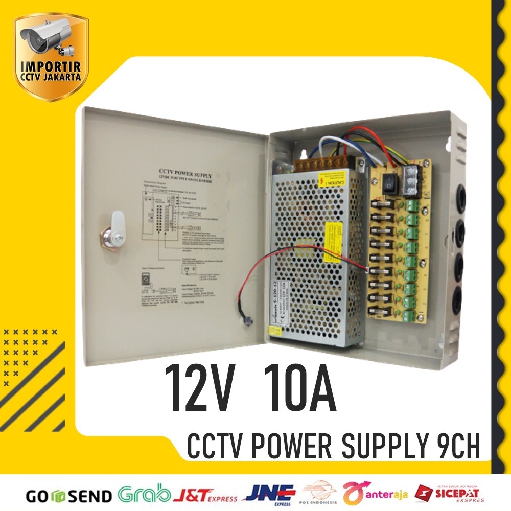 Power Supply 12V 10A Box / Central