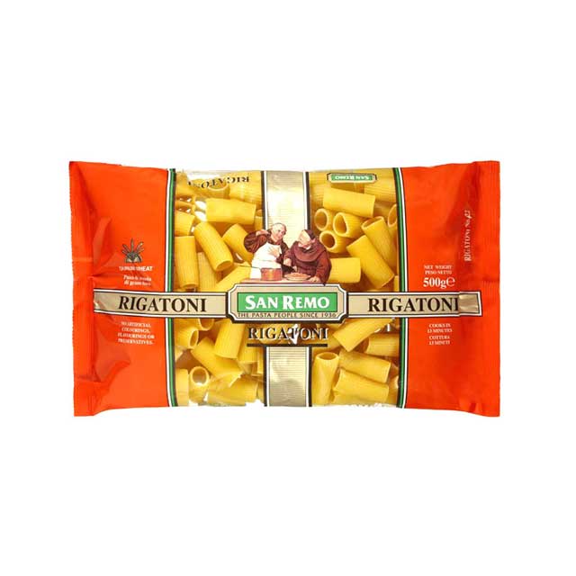 

SAN REMO RIGATONI 500 GR