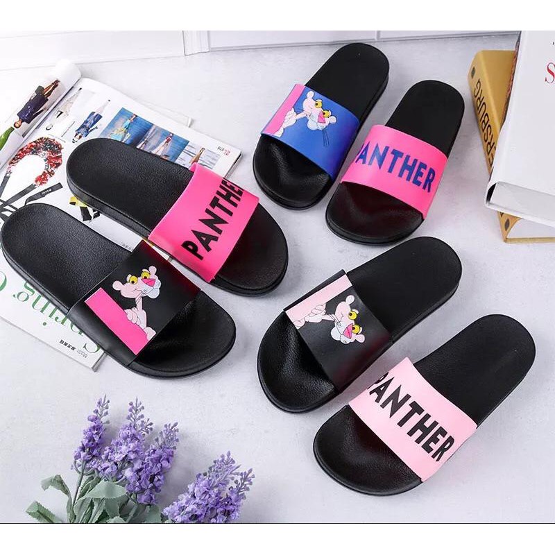 (LOLI-JKT) Sandal COUPLE Panther Sandal Karakter Lembut Nyaman