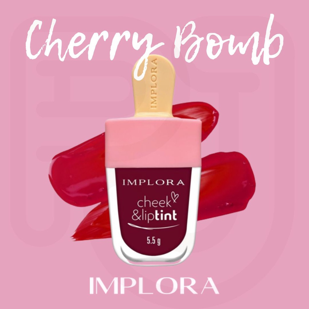 CHERRY BOMB(02)  IMPLORA CHEEK &amp; LIPTINT