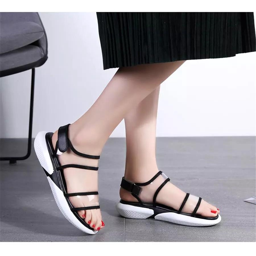 Sandal Sendal Selop Slop Fashion Gunung Hiking Tali MIKA Outdoor Sport Sol TEBAL Wanita Anak Perempu