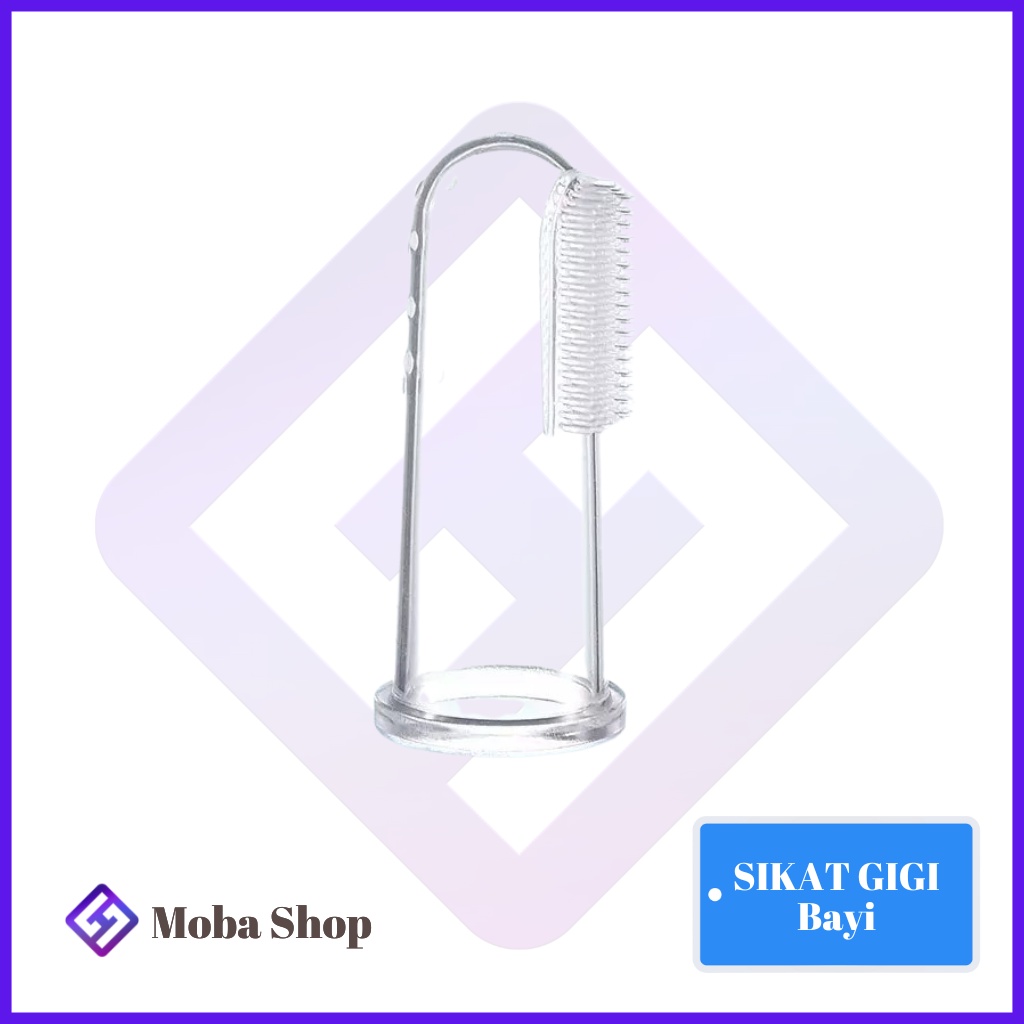 SIKAT GIGI Bayi Finger Tooth Brush Silikon