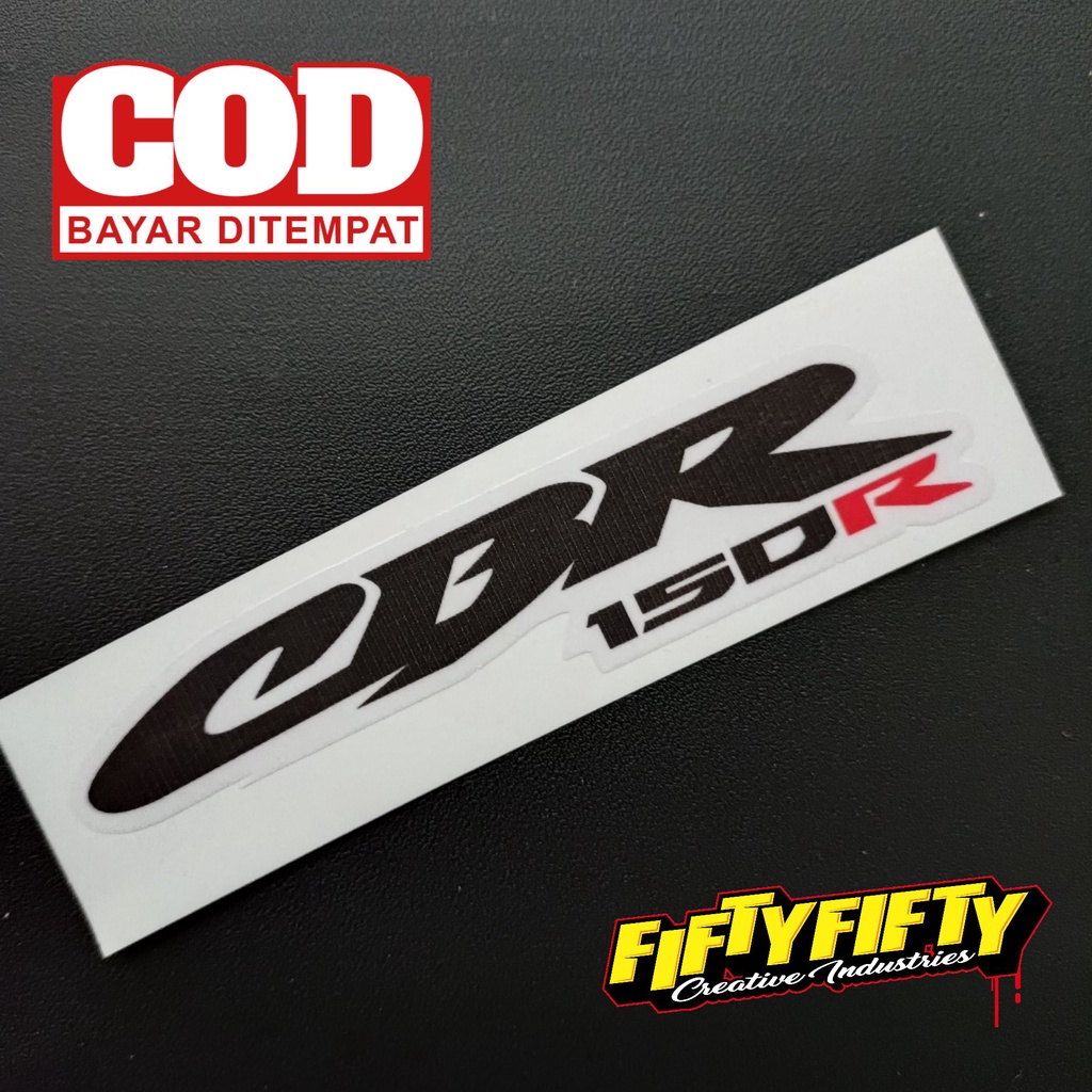 Stiker Print Cut CBR 150R Model 2 Stiker Printing Laminasi Glossy Stiker Motor Mobil Helm Sudah Membentuk Pola Desain