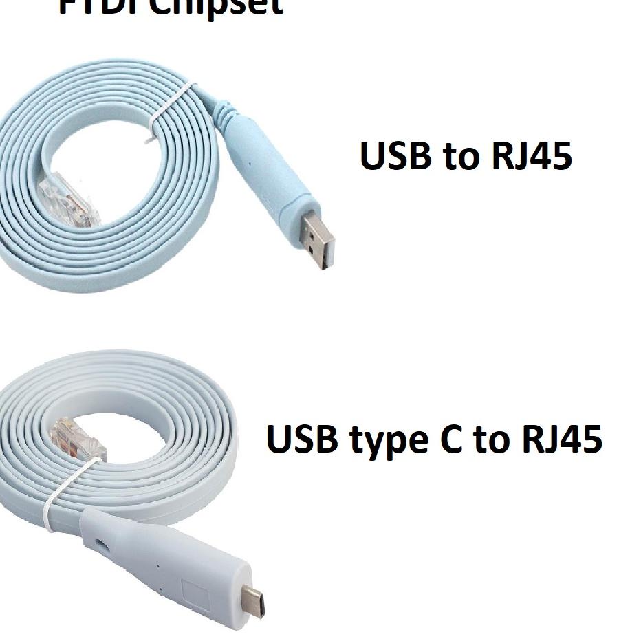 ProdukKabel Console USB to LAN RJ45 Ethernet USB C to Rj45 USB RS232 to LAN✿