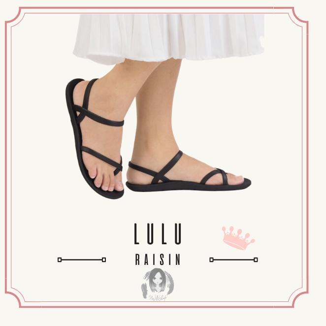 Recomended [OWNshop] Gofort Sandal Tali LULU Hitam