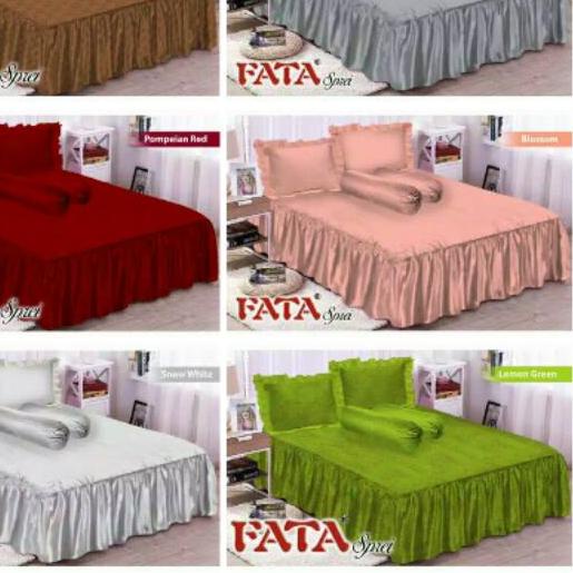 ֍ FATA - Sprei Rumbai /Rempel Polos (3D) Embos Ukuran  /  Cm ✲