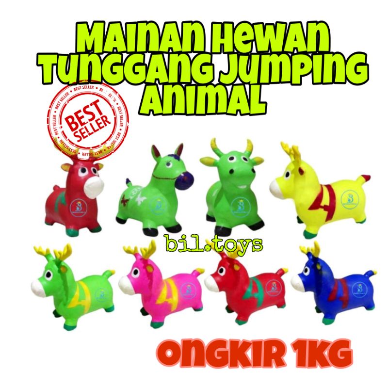 Mainan Permainan Kuda Kudaan Karet Bisa Dinaiki Kado Anak Ulang Tahun Kids Toys Murah