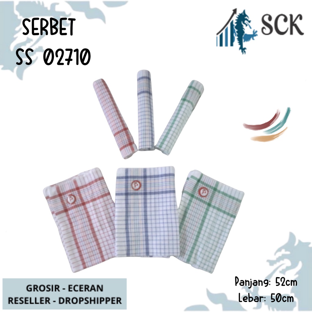 [ISI 3] SERBET Dapur SS02710 / KAIN LAP DAPUR / SERBET / LAP Dapur Kain Serbet 02710