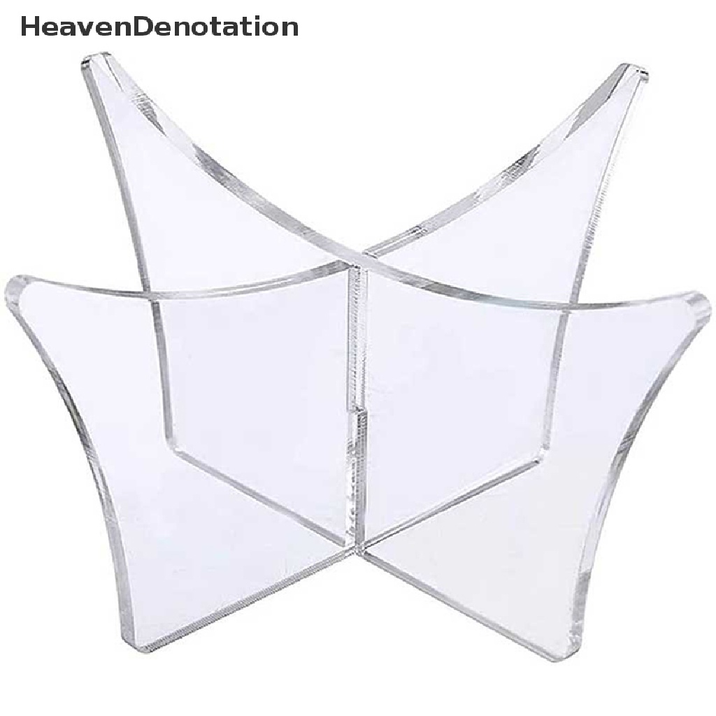 [HeavenDenotation] New Akrilik Display Stand Bowling Rugby Basket Sepak Bola Holder HDV