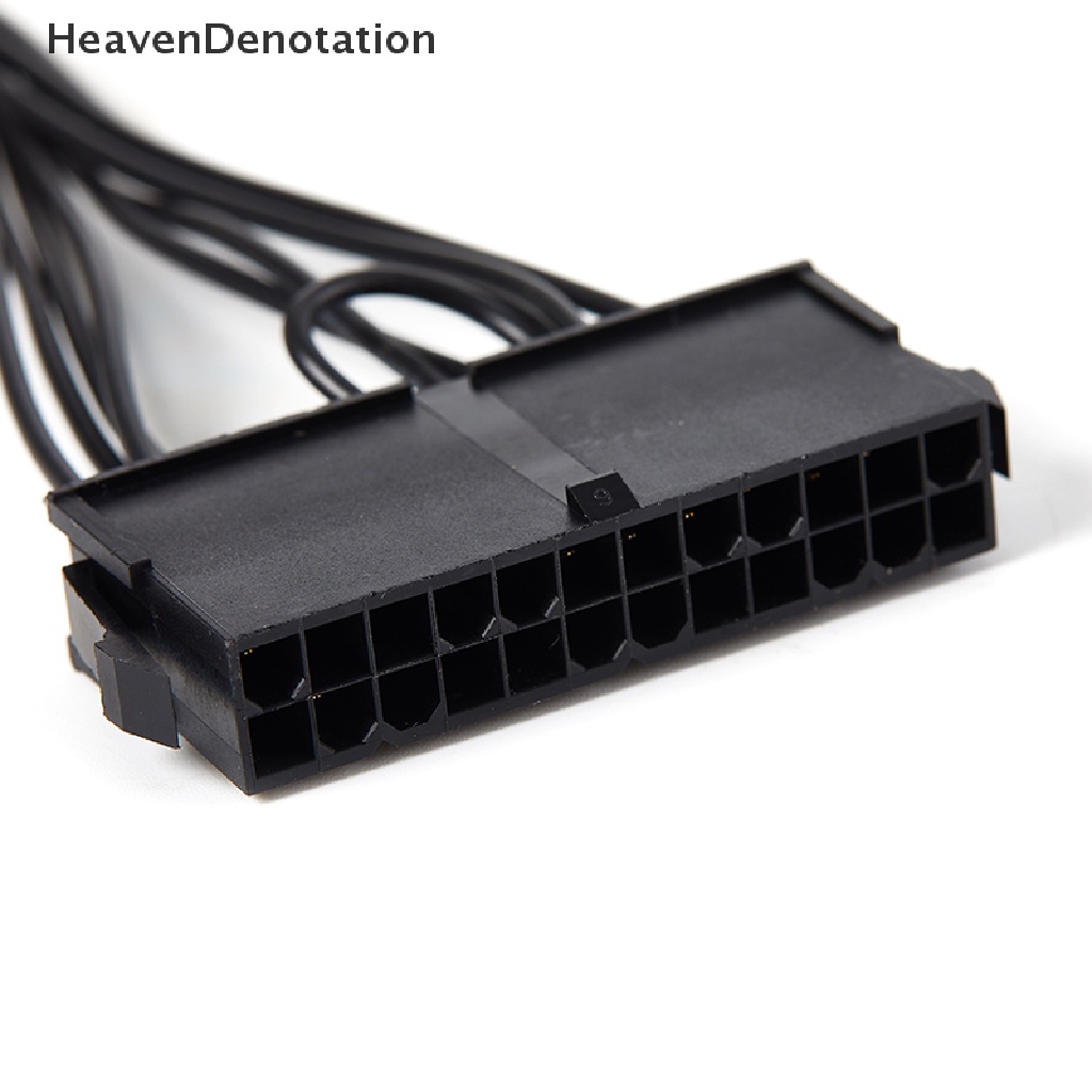 [HeavenDenotation] 24pin Ke 10pin ATX PSU Adaptor Daya Utama Kabel Power Supply 18AWG Kawat HDV