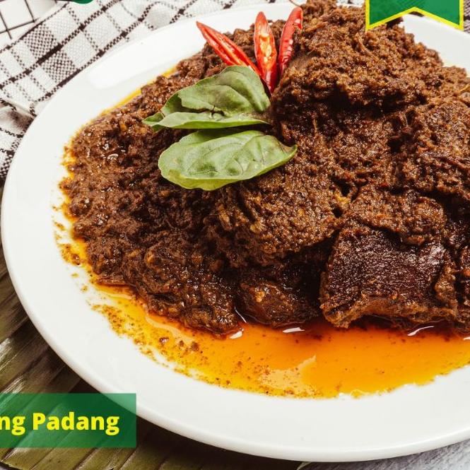 

☉ Rendang Daging Sapi Padang 500 Gram | Rendang Padang | Daging Rendang ⅍