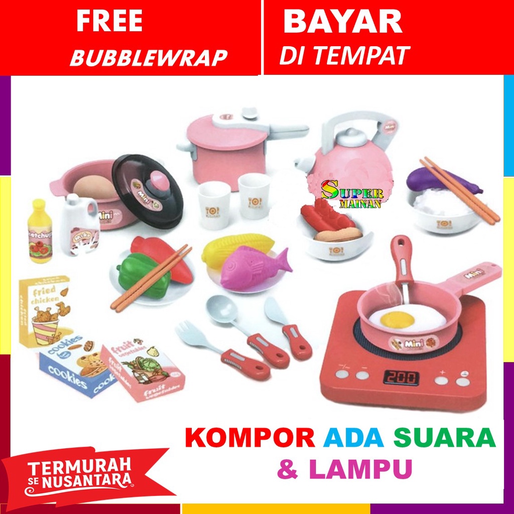 Mainan anak perempuan masak masakan lengkap jumbo mainan masak masak mainan masak2an mainan anak
