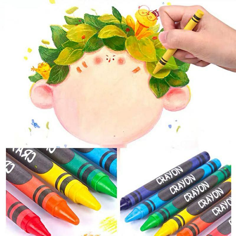 Crayon Set 208pcs Set Alat Menggambar Melukis Anak Crayon Cat Air Pensil