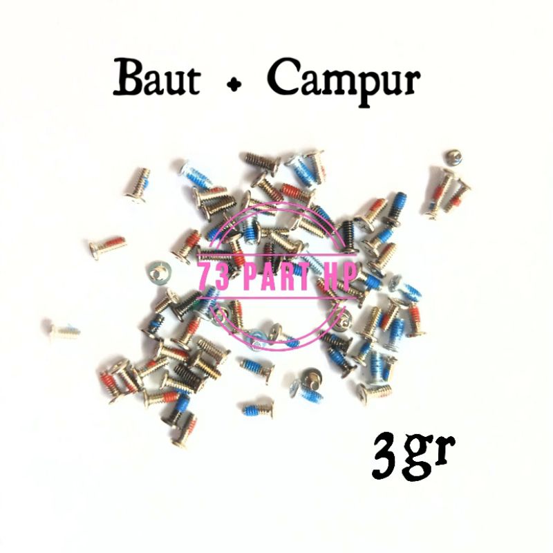 Baut Handphone HP (+) / Plus / Bunga ukuran campur untuk Samsung Cina OP Realme Vivo Xiaomi Redmi So