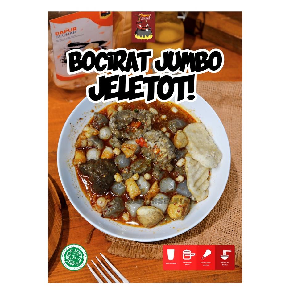 

❤[PROMO MURAH!!!]❤ Bocirat Jumbo Jeletot Isi Tetelan Ayam Komplit | Bakso aci tulang Rangu Instan | Baso Tulang Rangu | Cirawang