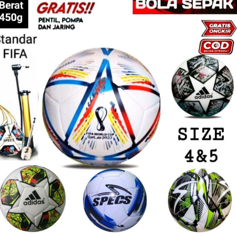 HARGA SPESIAL Bola Sepak / Kaki Specs Size 5 4 Premium Original Murah Empuk Liga 1 BRI Jahit Mesin I