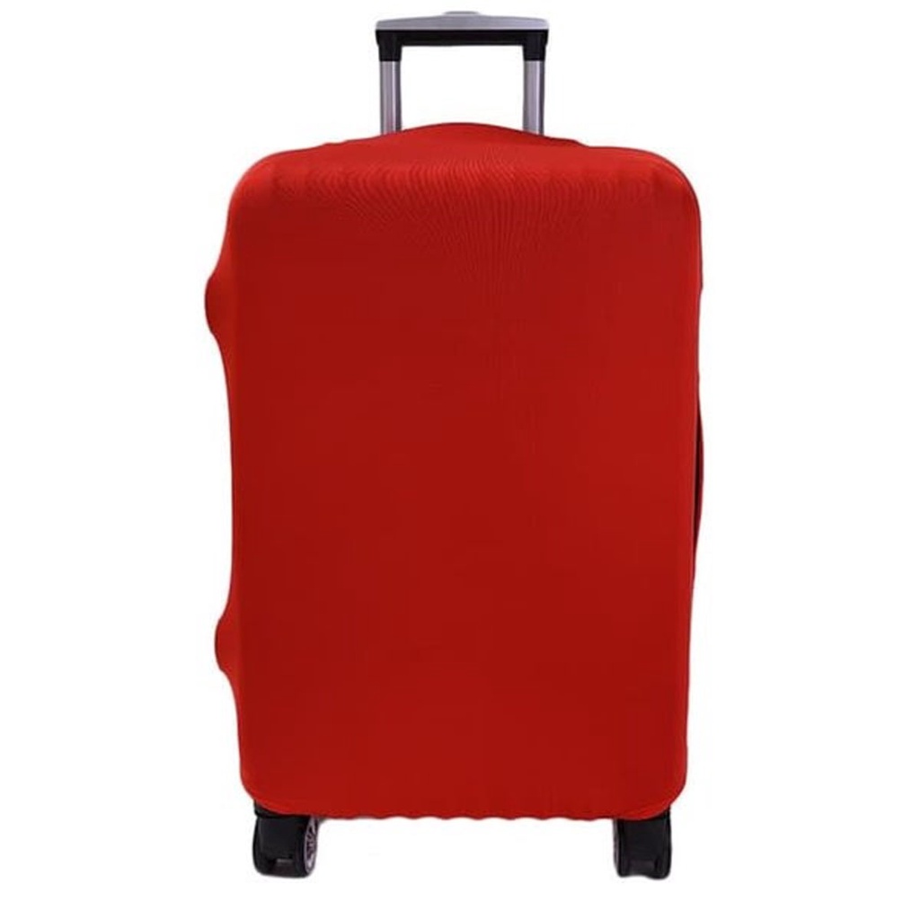 Sarung Koper Polos / Motif 22 inch 24 inch Tebal Luggage Cover Pelindung Koper Ukuran Medium