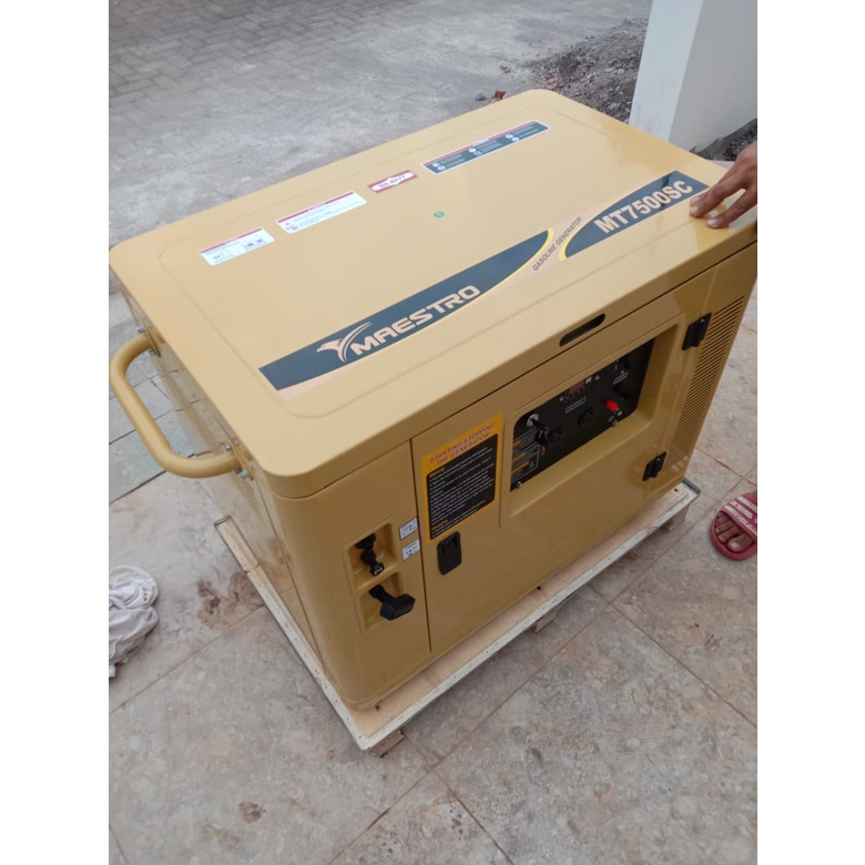 Genset Silent 5000 Watt Maestro MT7500SC
