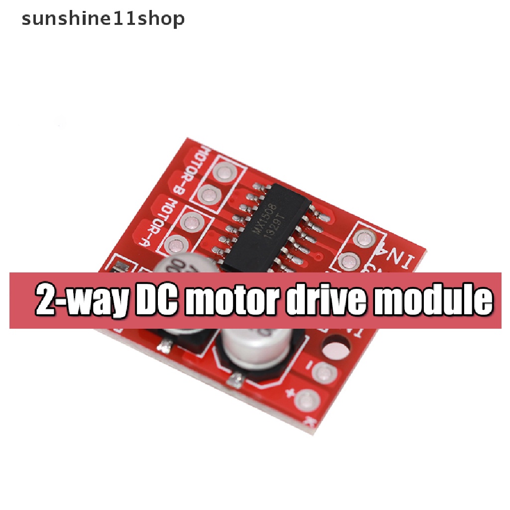 Sho Modul Penggerak Motor DC Bolak Balik PWM Speed Dual H Bridge Stepper Motor Mini Victory L298N N