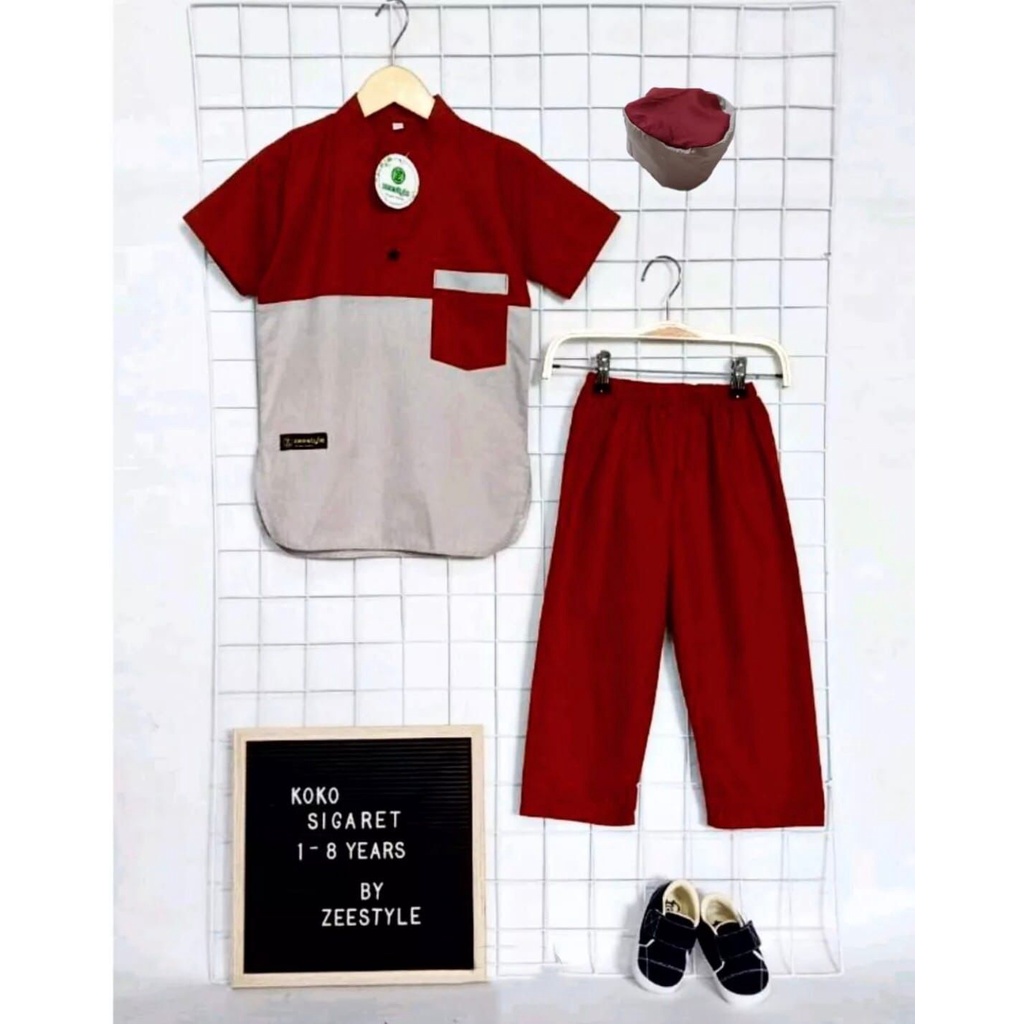 BAJU MUSLIM ANAK USIA 1-10 THN