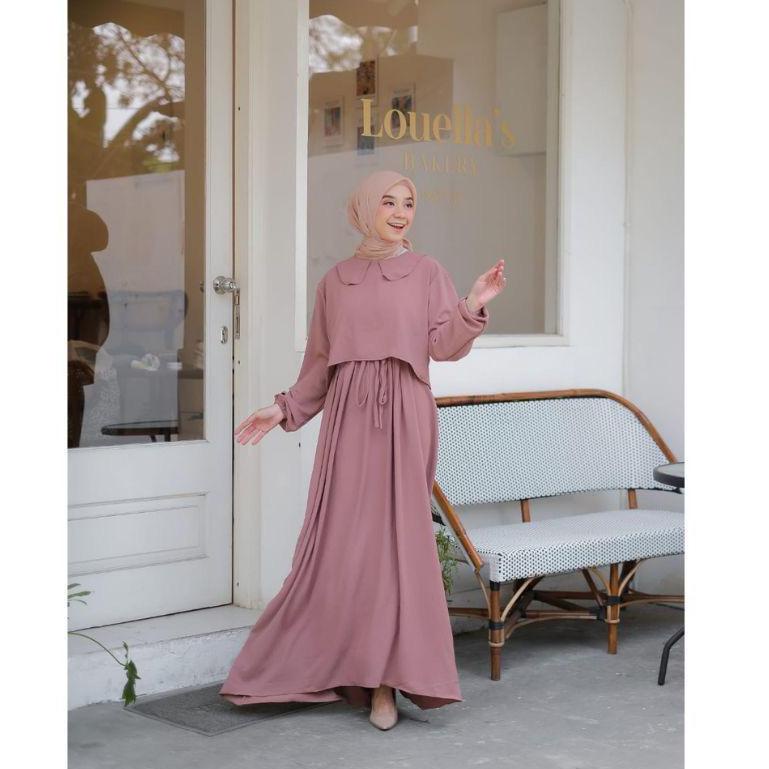 Terpercaya ZAFINA DRESS SET ROK / ZAYYRA SET ROK CRINCLE