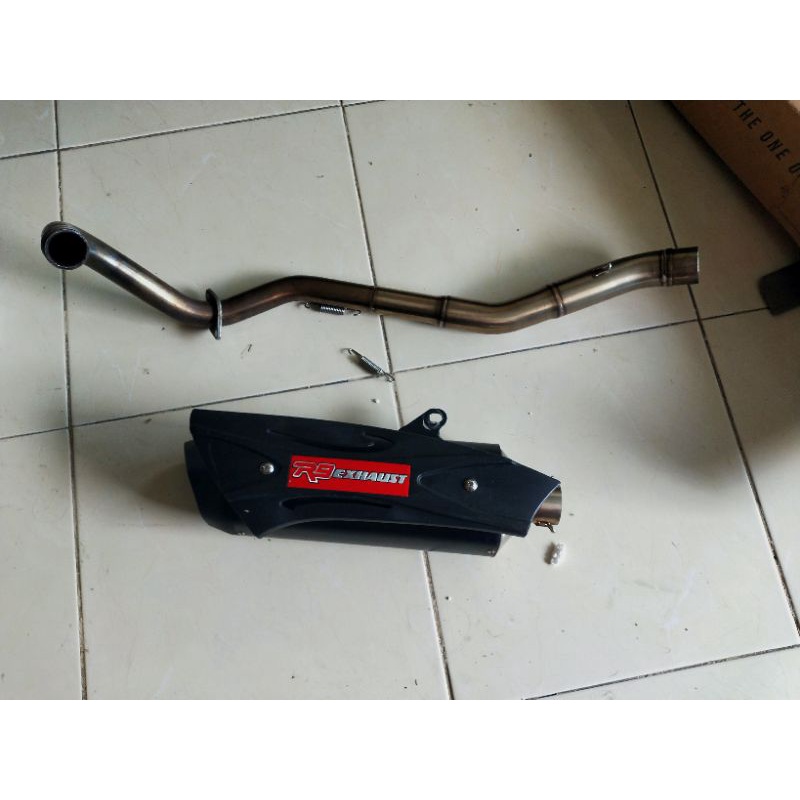 Knalpot R9 MX king Original