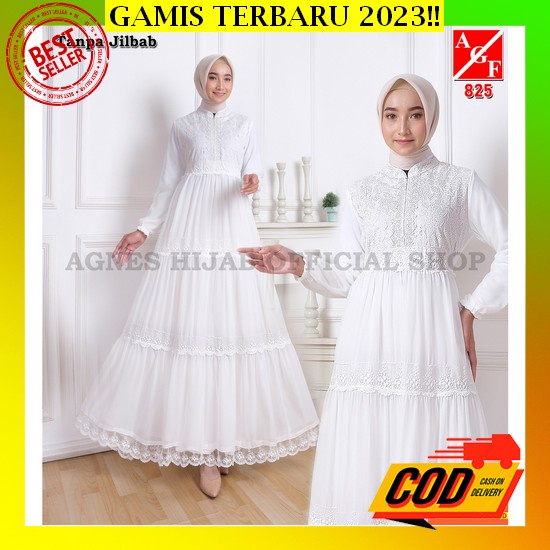 Baju Gamis Rona Maxy Dewasa Mewah Pesta Kondangan Casual Dress Terbaru 2023 Wanita Gsmis Cewek Dres 
