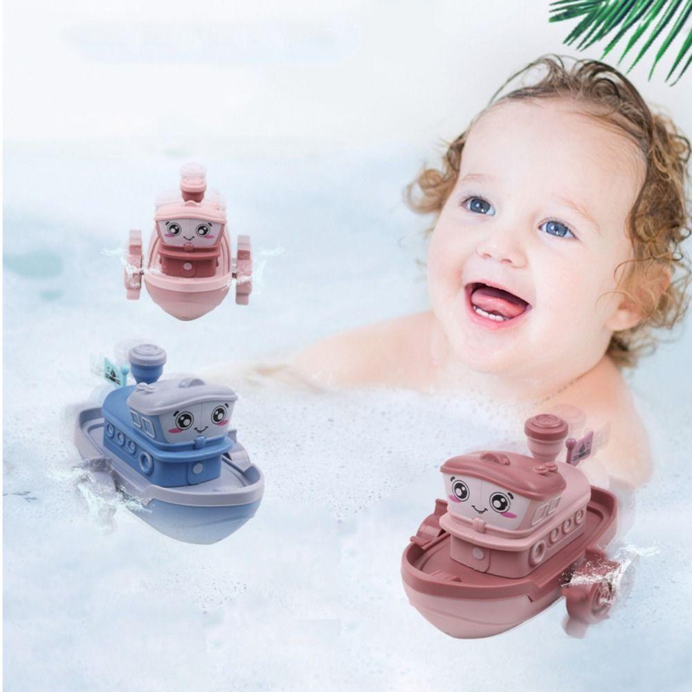 Quinton Kartun Kapal Mainan Luar Ruangan Mainan Anak Laki-Laki Hadiah Ulang Tahun Mainan Air Anak-Anak Mengambang Mengambang Kapal Permainan Angin Mainan