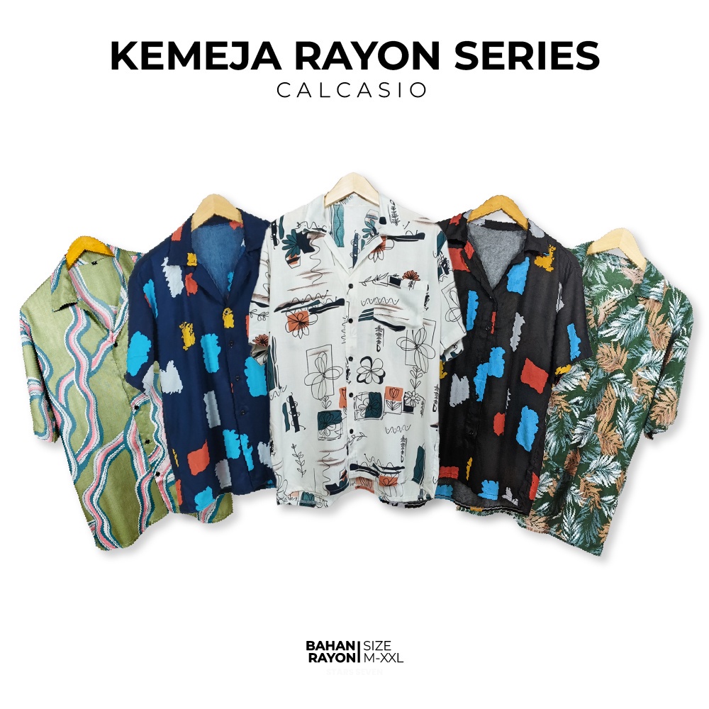 Kemeja Amarilo Rayon Series - Stars Seven