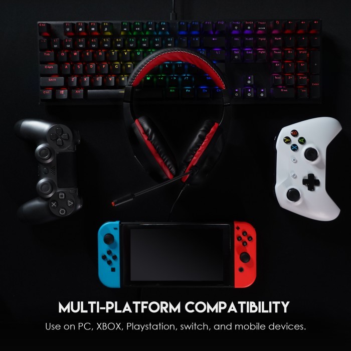 Headset Gaming Fantech MARS II HQ54 Headphone Multi Platform