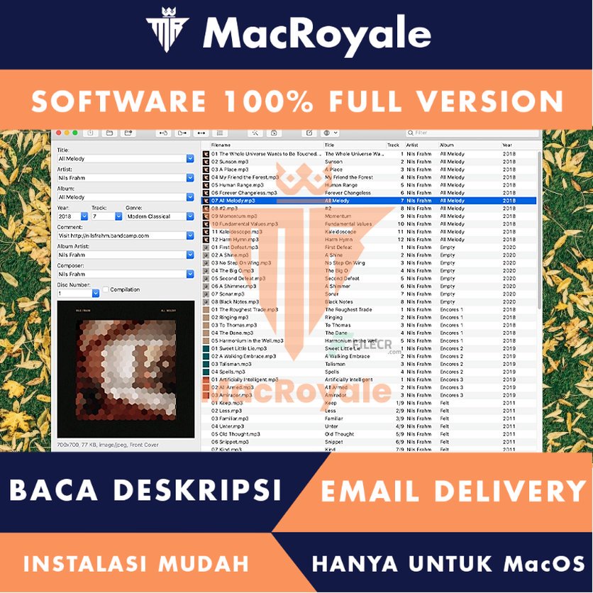 [MacOS] Mp3tag Full Version Lifetime Full Garansi