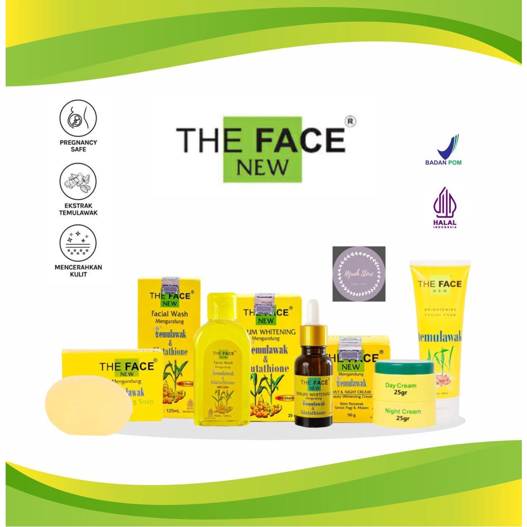 THE FACE Temulawak Skincare All Series