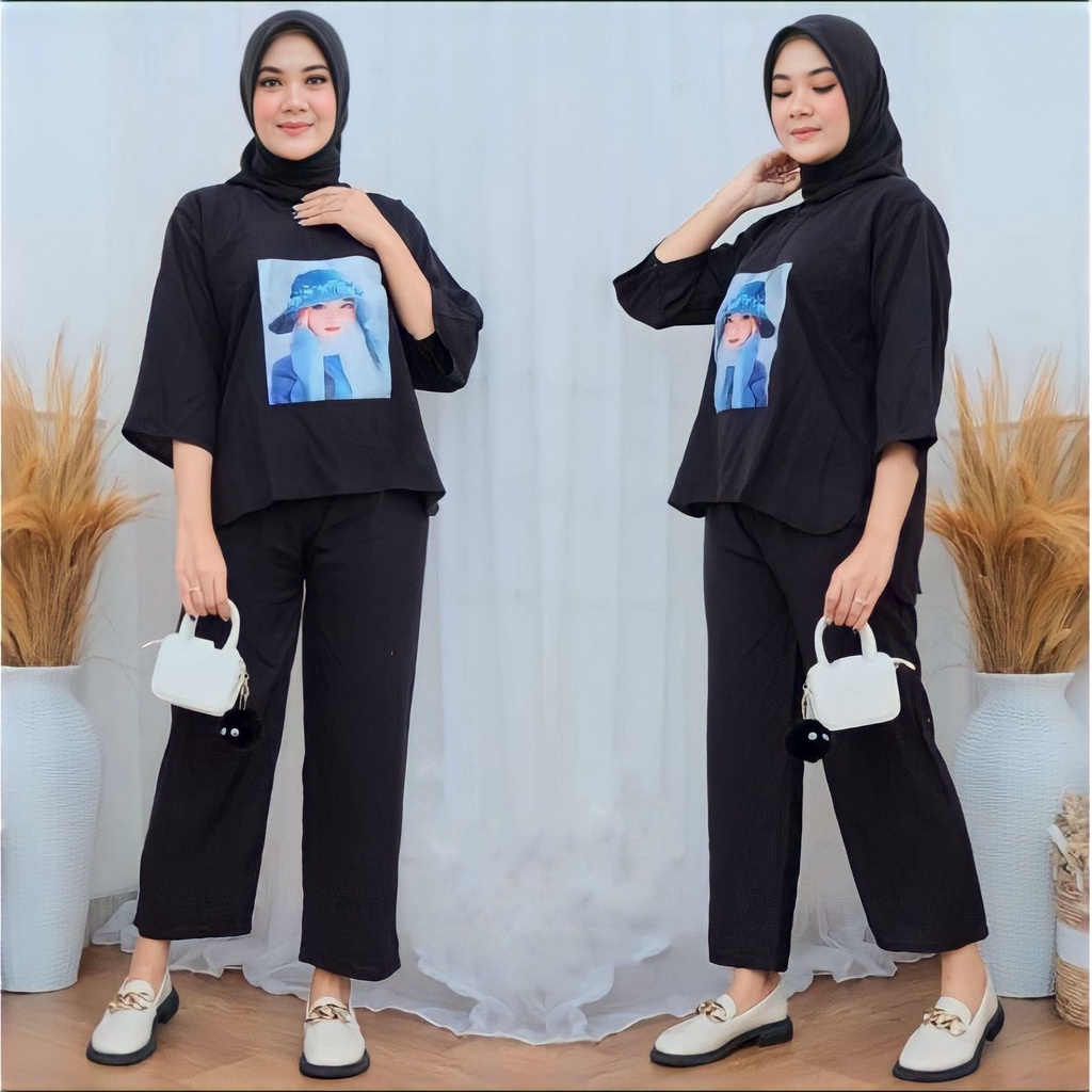 Set Hijab Wanita Viral Cringkle Airflow Premium Jumbo