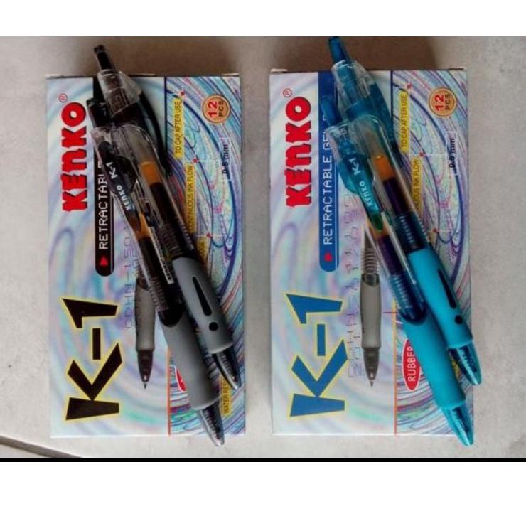 

Promo Irit Pulpen Gell Kenko K1 Retractable ( 1pak/12pcs )